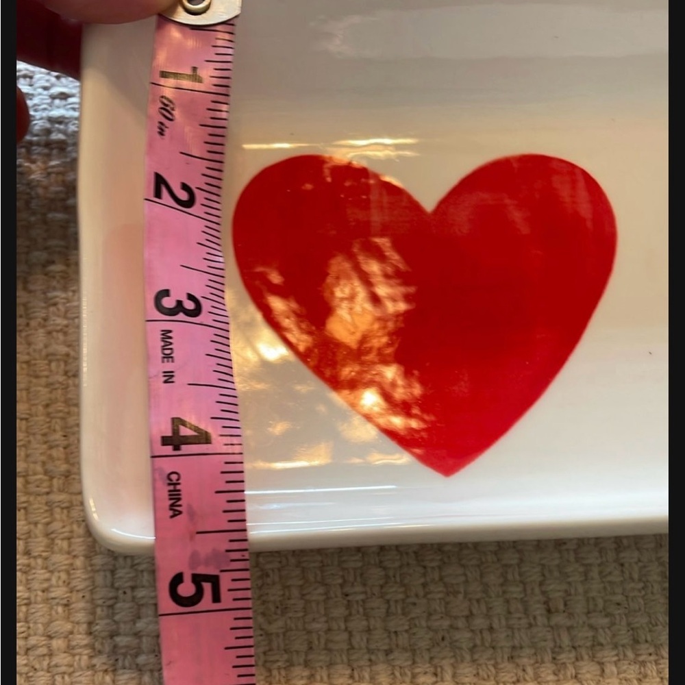 New Pottery Barn Heart Tray - Picture 4 of 6